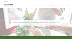 Desktop Screenshot of nourishingresults.com